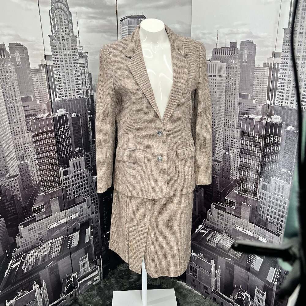 Vintage Gordon Wool Skirt Suit